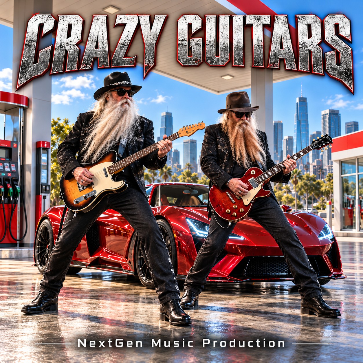Crazy Guitars — NextGen Music Production, pochette officielle