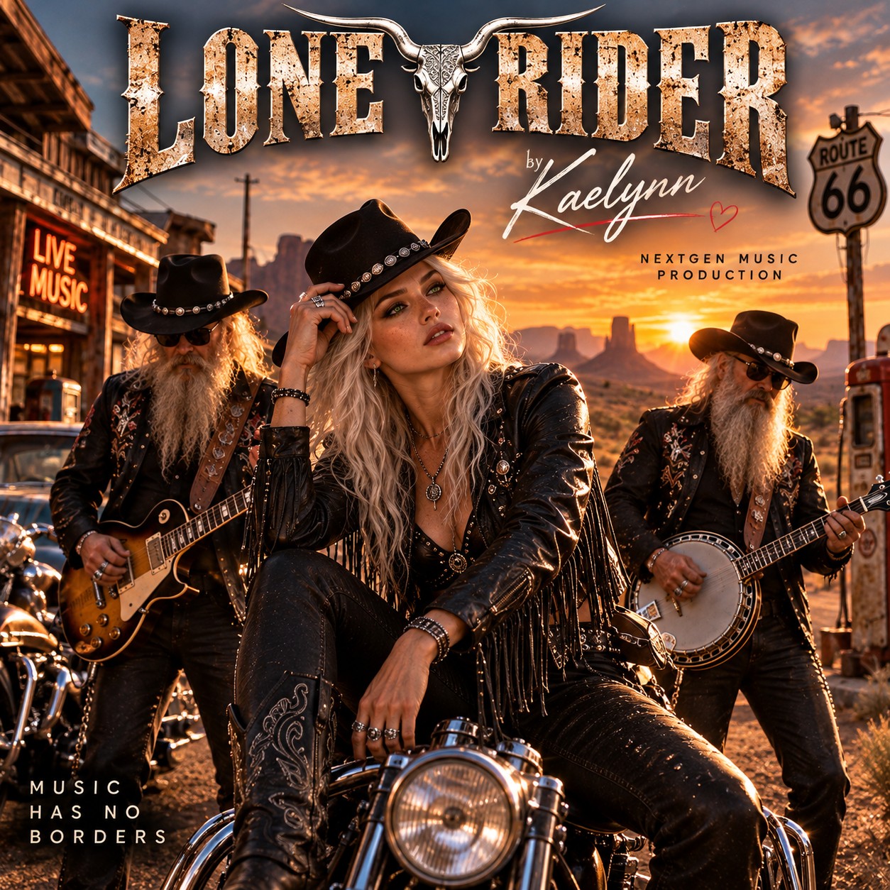 Lone Rider — NextGen Music Production, pochette officielle