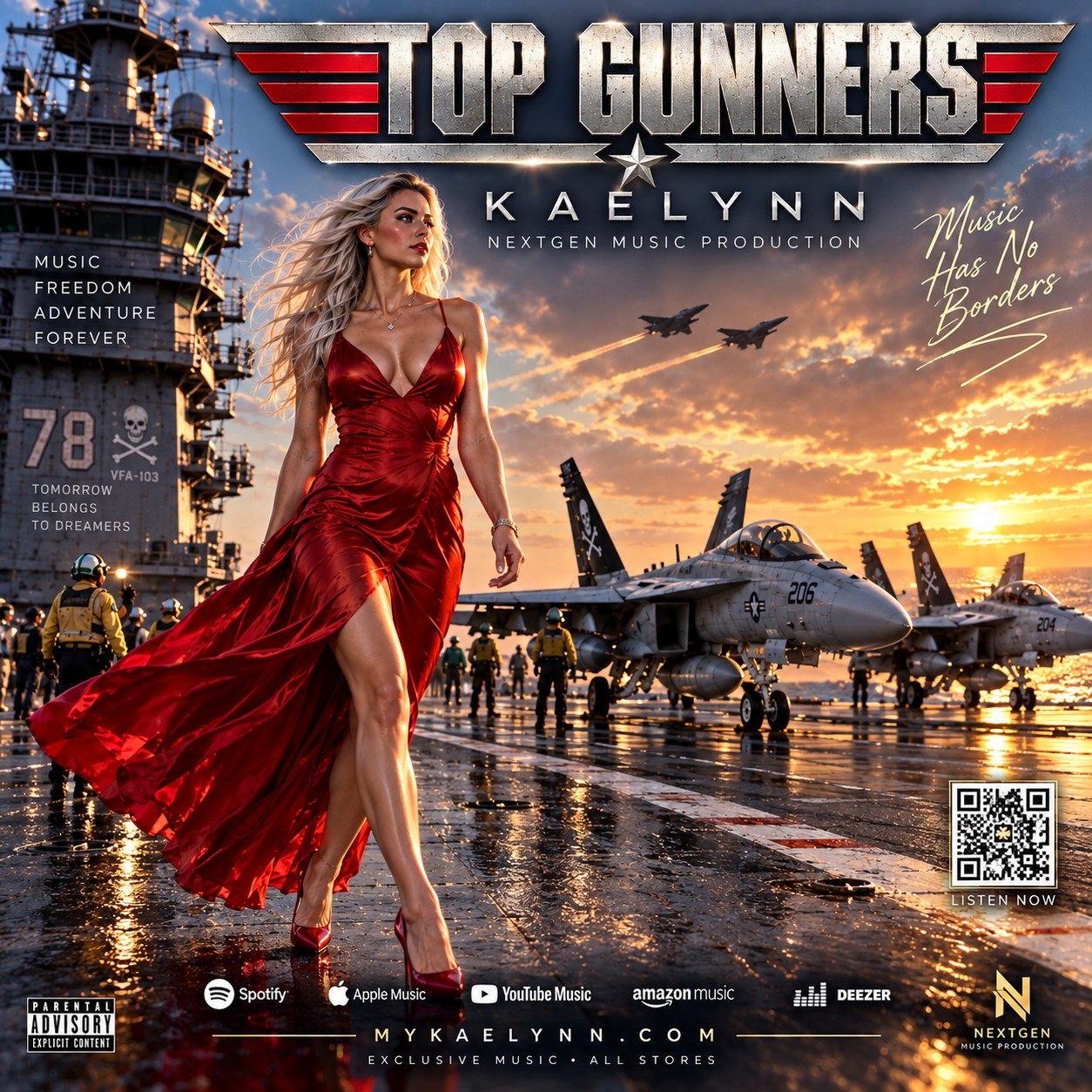 Top Gunners — NextGen Music Production, pochette officielle
